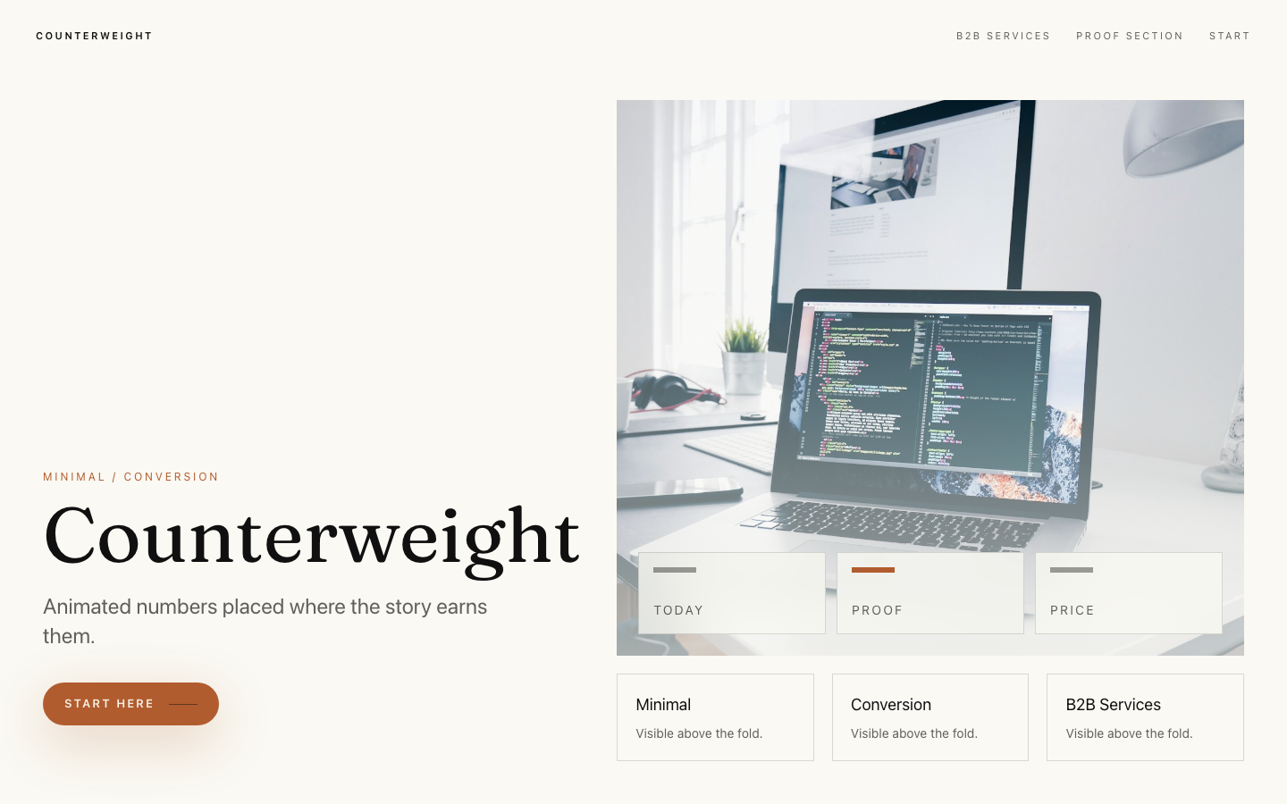 Counterweight preview