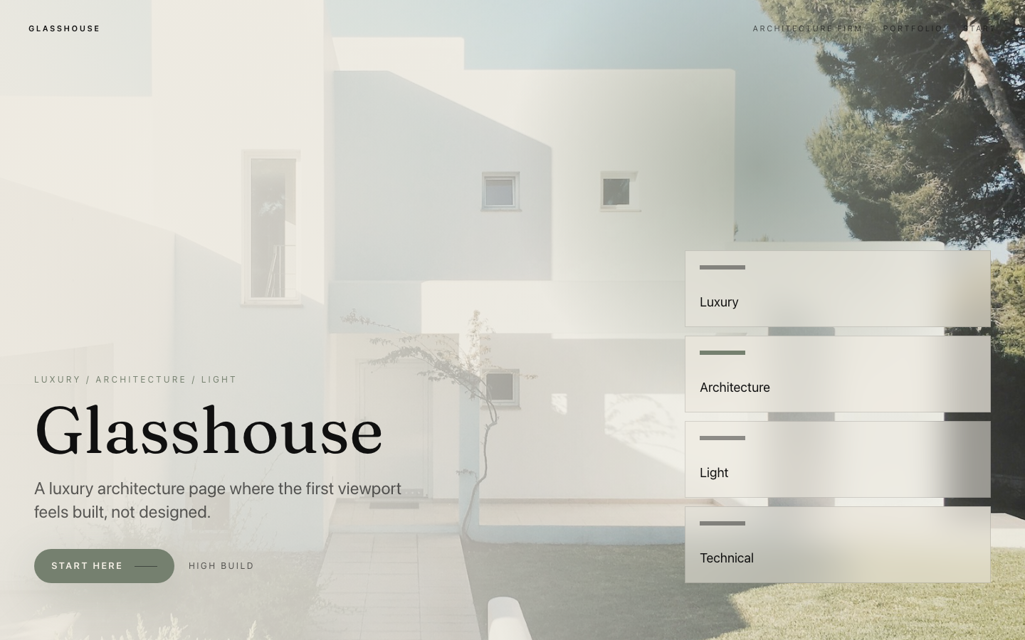 Glasshouse preview