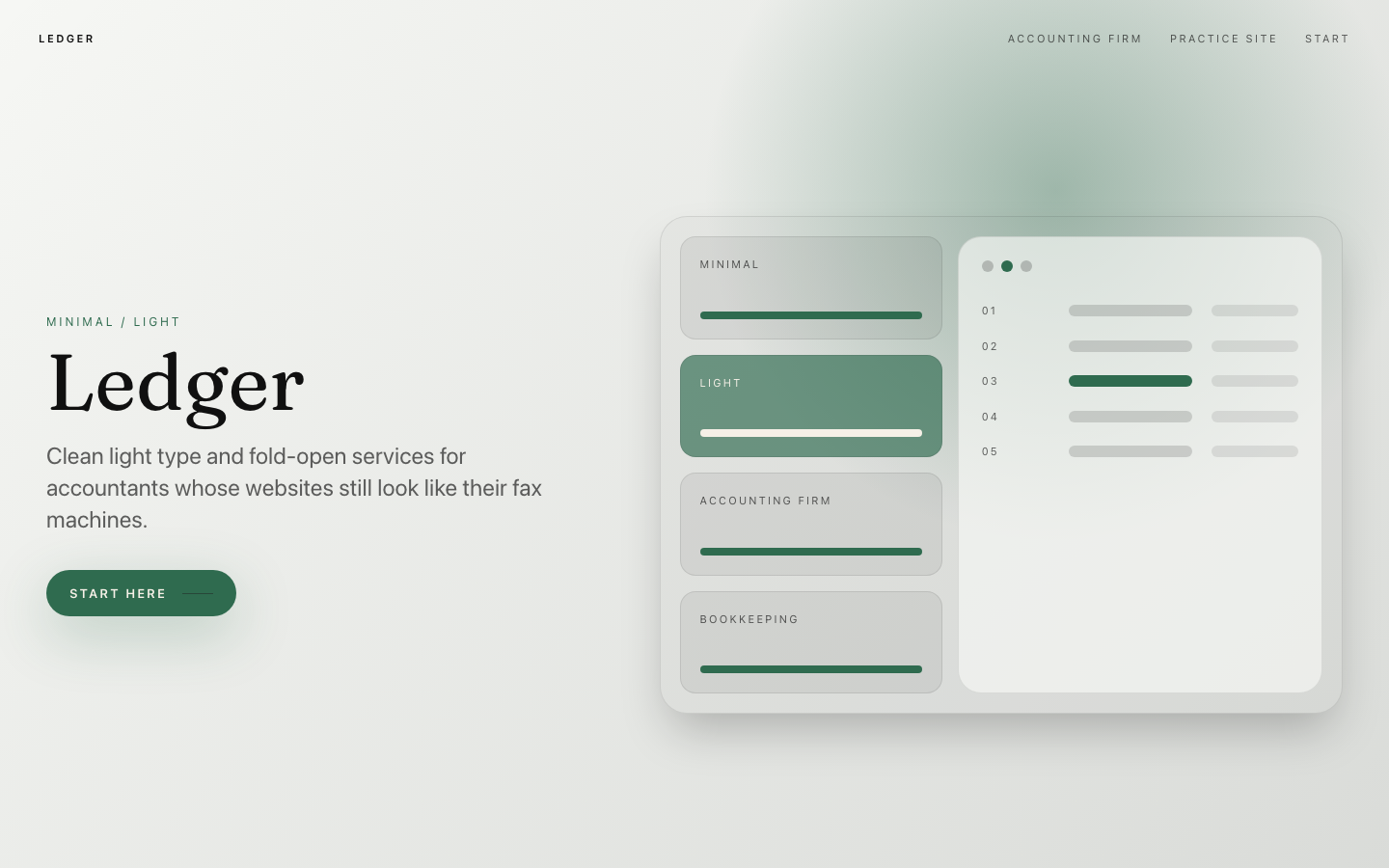 Ledger preview