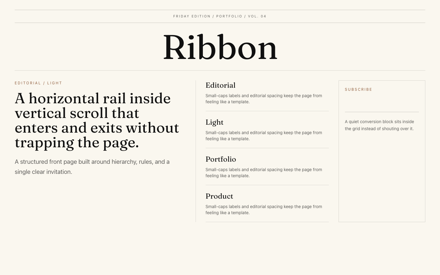 Ribbon preview